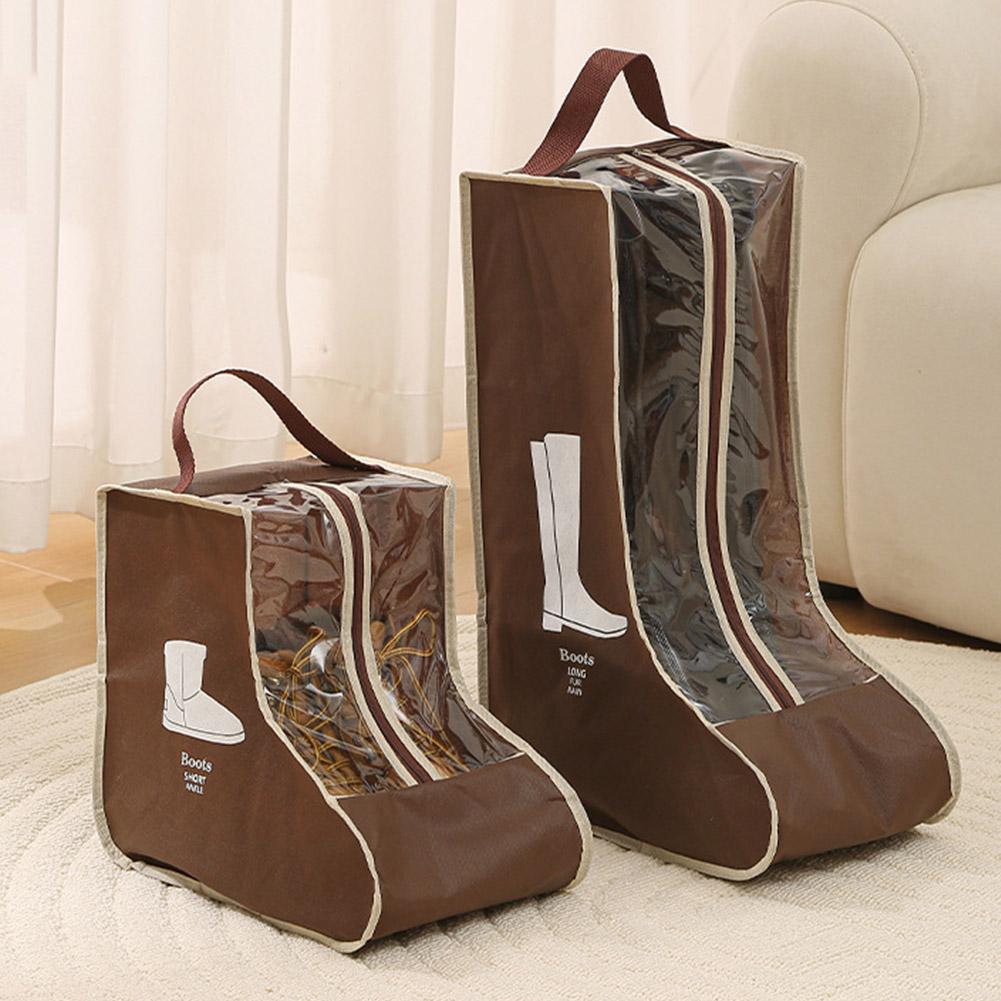 Shoe Bag Dust - กระเป๋าเก็บรองเท้าบูทยาวกันน้ำ ป้องกันความชื้น ป้องกันฝุ่น ปลอกหุ้มรองเท้าแบบพกพา กระเป๋าจัดระเบียบรองเท้าสำหรับเดินทาง