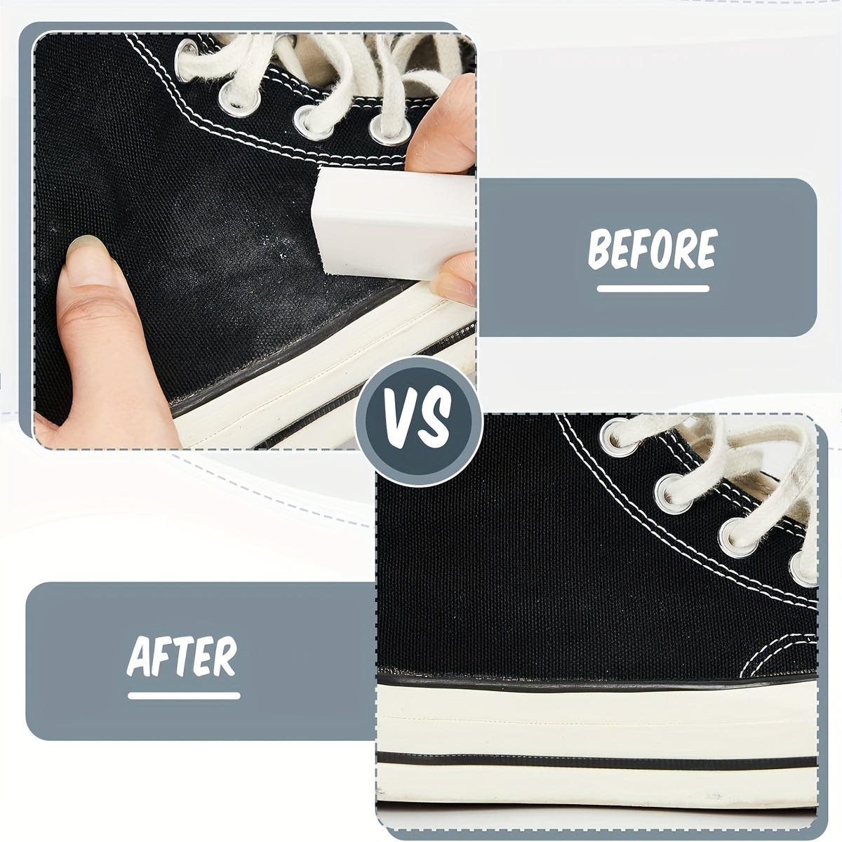 Sneaker Care Pack - 4pcs-Pack รองเท้าผ้าใบผ้าใบทําความสะอาดรองเท้า Shine, Cowhide Suede Shine.