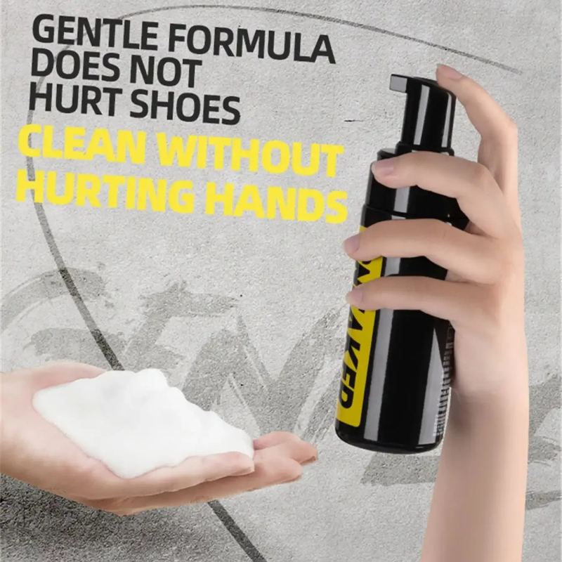 Sneaker Care Foam - ชุดทำความสะอาดรองเท้ากีฬา สเปรย์ทำความสะอาดแบบแห้ง สำหรับหนัง หนังกลับ หนังนูบัค ผ้าใบ