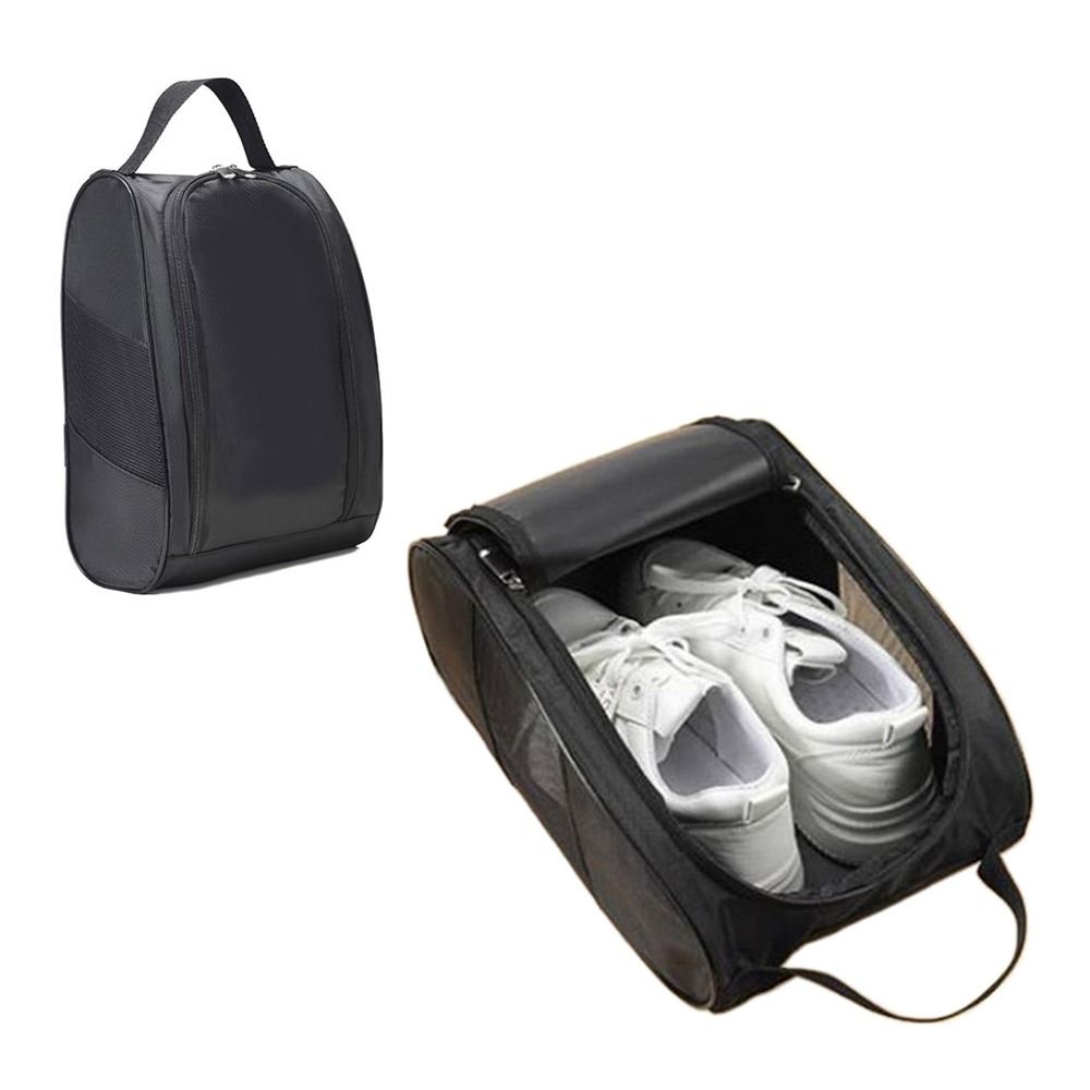 Shoe Bag Dust - รองเท้ากอล์ฟแบบพกพากระเป๋าOxfordผ้ารองเท้าCarrierกระเป๋าBreathableน้ําหนักเบากอล์ฟกระเป๋าถือกันฝุ่นฟุตบอลรองเท้าเทนนิสกระเป๋า 1PC