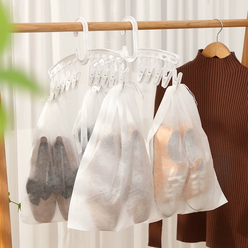 ถุงใส่รองเท้าแบบพกพา 50 ชิ้น ท - Shoe Bag Dust บทวิจารณ์และราคา