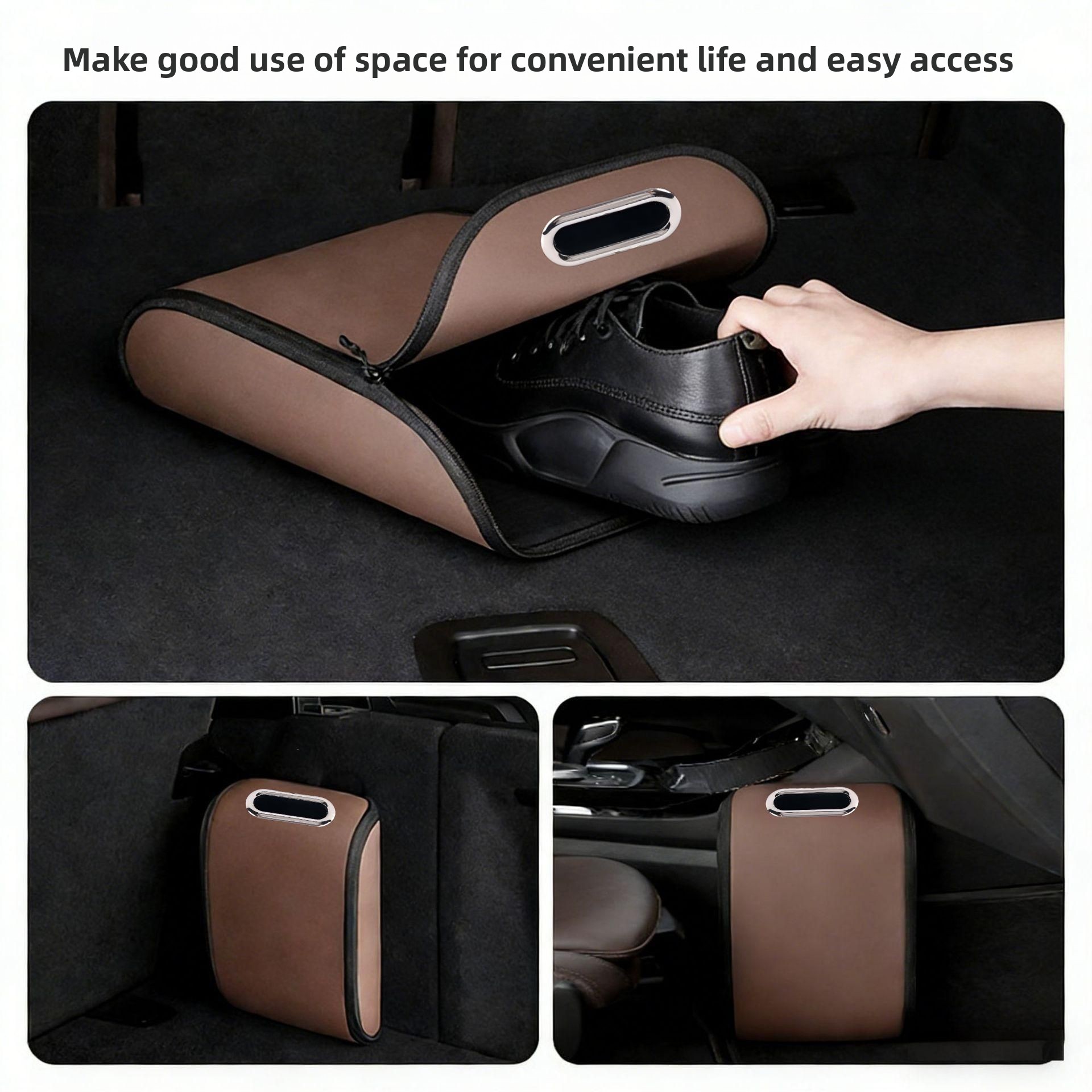 กล่องเก็บรองเท้าในรถยนต์แบบพกพ - Shoe Bag Dust บทวิจารณ์และราคา