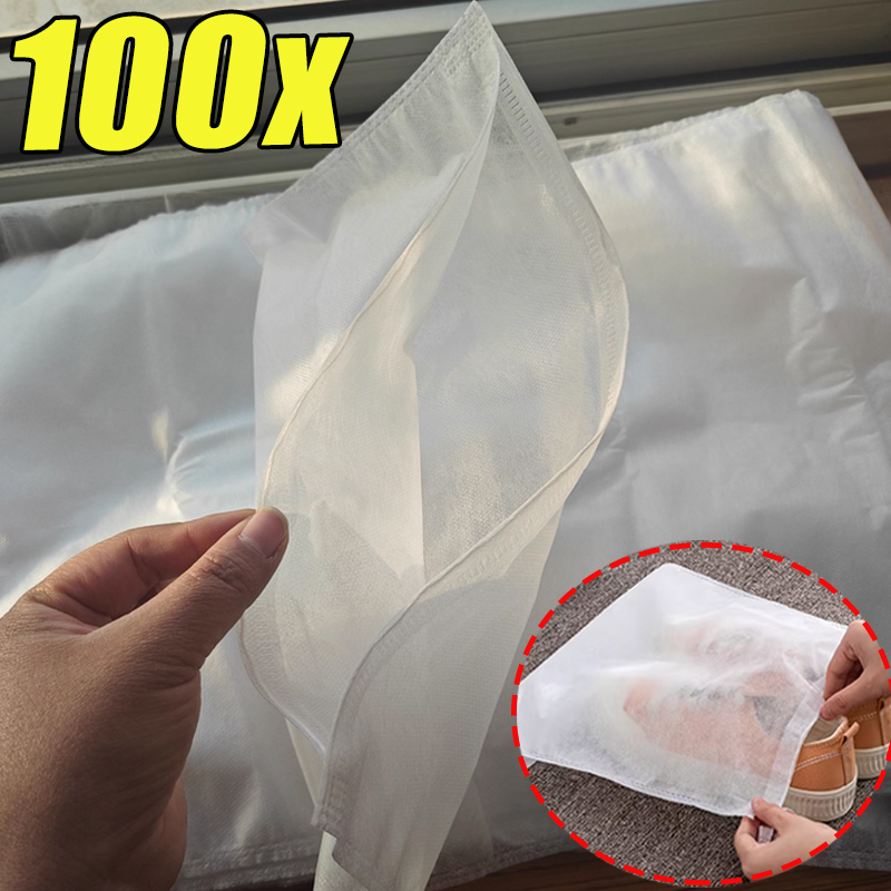 1-100 ชิ้น ถุงเก็บรองเท้า รองเ - Shoe Bag Dust บทวิจารณ์และราคา