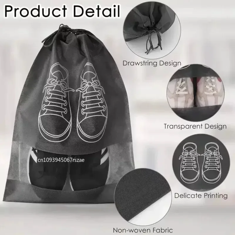 ถุงจัดเก็บรองเท้าแบบไม่ทอ 1-30 - Shoe Bag Dust บทวิจารณ์และราคา