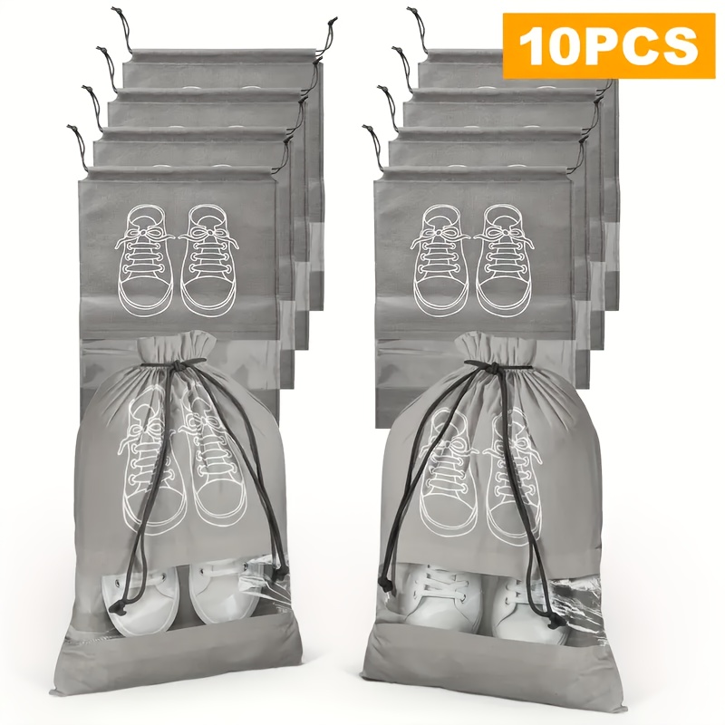 ถุงเก็บรองเท้า 10 ชิ้น ถุงจัดร - Shoe Bag Dust บทวิจารณ์และราคา