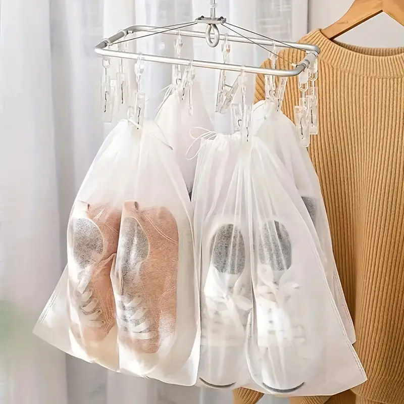 กระเป๋าใส่รองเท้าพกพาสำหรับการ - Shoe Bag Dust บทวิจารณ์และราคา